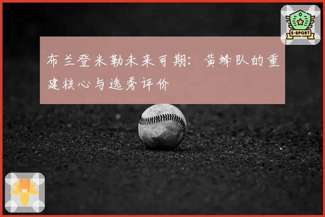 布兰登米勒未来可期：黄蜂队的重建核心与选秀评价